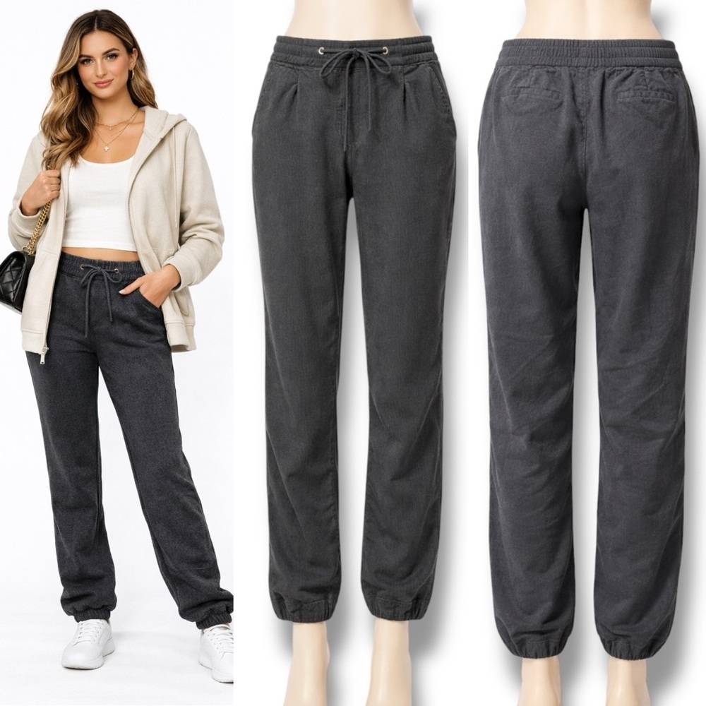 482 Massimo Dutti | EUC Morocco 99% Wool Charcoal Gray Jogger Pants (Size 2)